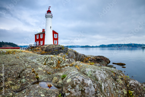 Fisgard Lighthouse, Fisgard Lighthouse Historical Site Victoria Vancouver Island, British Columbia, Canada photo
