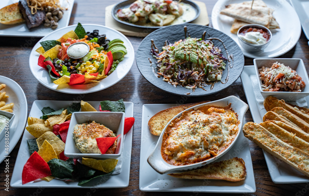 Food on a table Food on a table