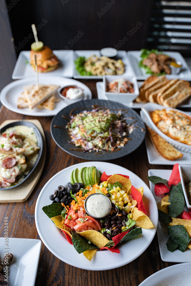 Food on a table Food on a table