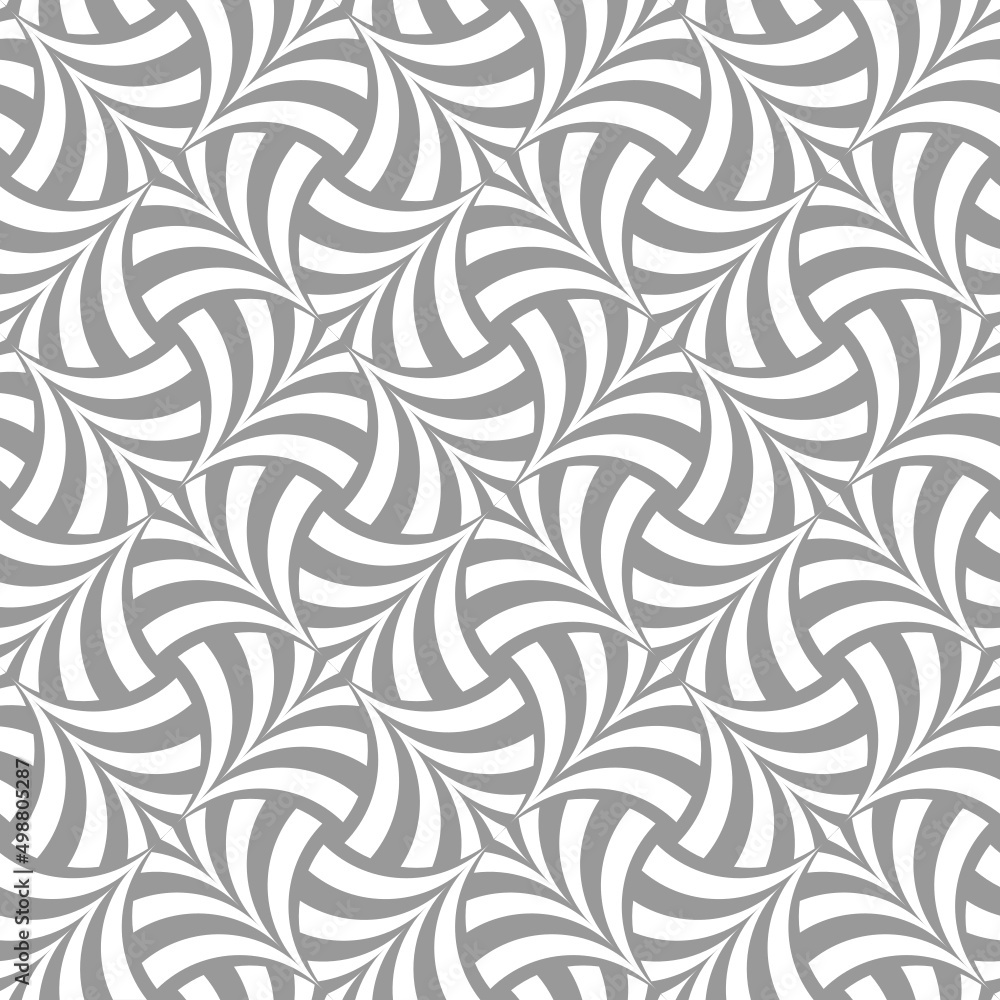 Vector seamless texture. Modern geometric background. Repeating geometric pattern with curly tiles. Vector seamless texture. Modern geometric background. Repeating geometric pattern with curly tiles.