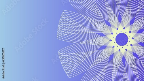 abstract blue background with circles