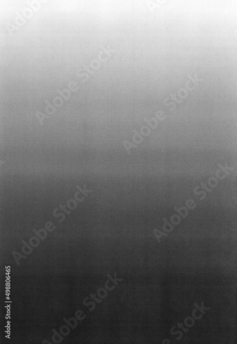 Halftone dots background. Print to test black toner ink. Black and grey photocopy texture.