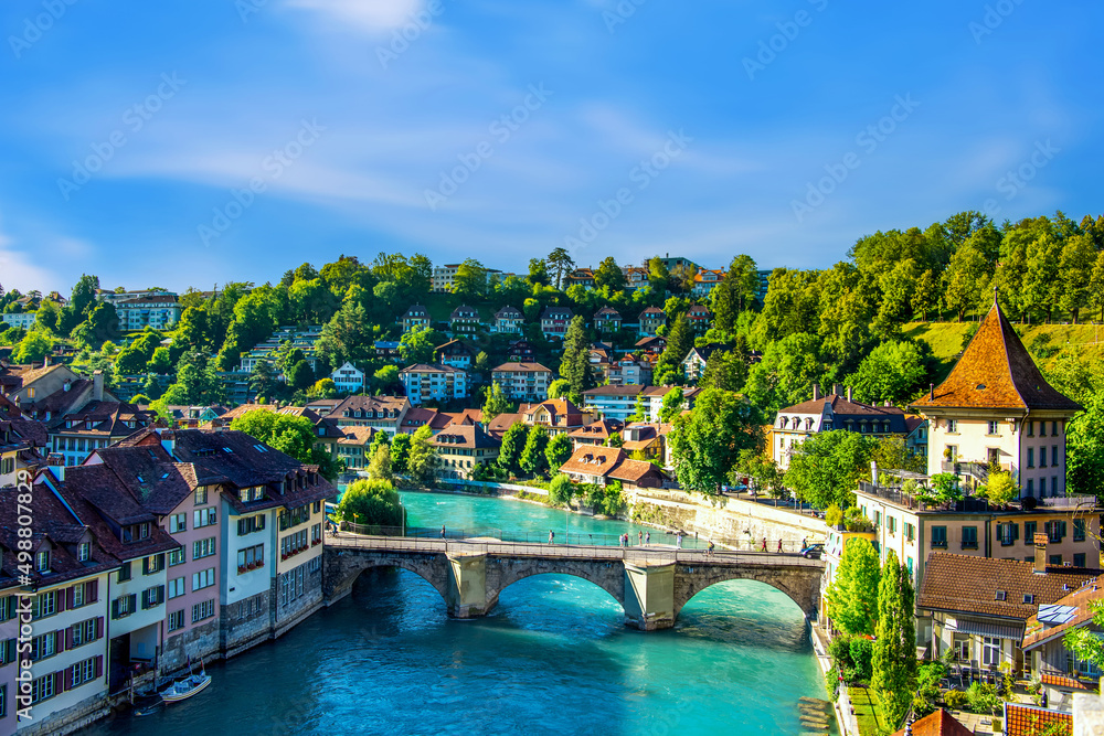 View of Bern in a beautiful summer day, Switzerland