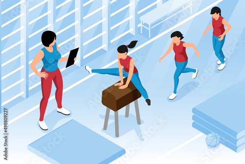 Physical Education Lesson Illustration