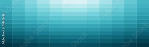 Abstract white and blue gradient rectangle mosaic banner background. Vector illustration.