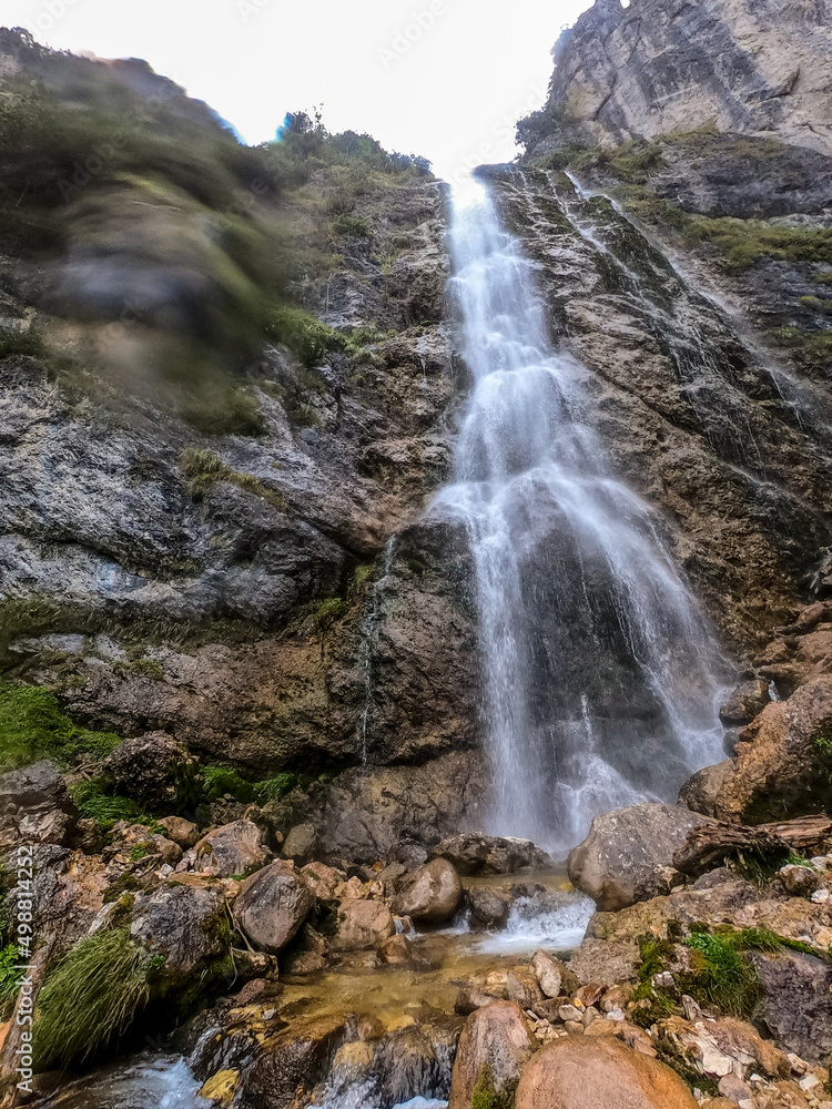 Obraz premium Dalfazer waterfall in the Austrian Alps