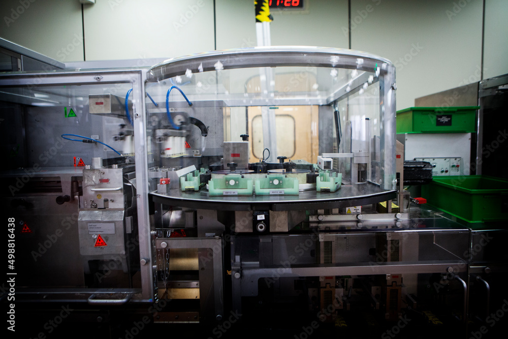 Pharmaceutical production unit specializing in the packaging. Pharmaceutical production unit specializing in the packaging.