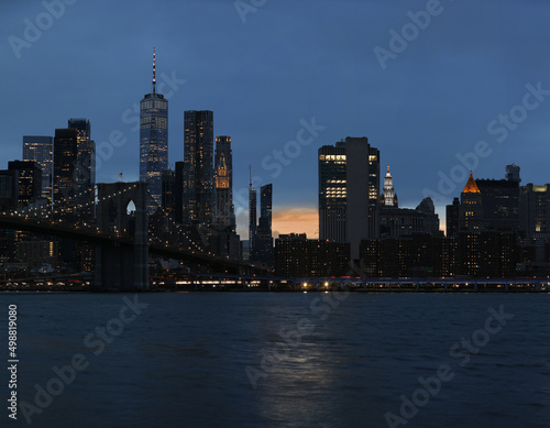 View of New York at sunset © Halytskyi Olexandr