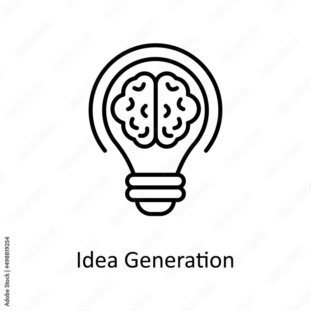 Idea Generation Vector Outline icons for your digital or print projects. Idea Generation Vector Outline icons for your digital or print projects.