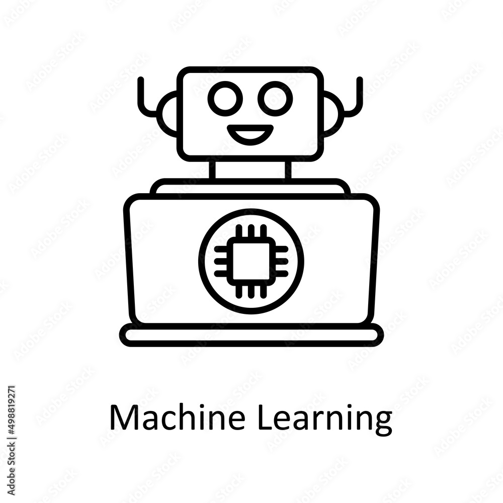 Machine Learning Vector Outline icons for your digital or print projects. Machine Learning Vector Outline icons for your digital or print projects.