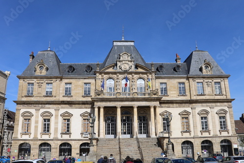 La mairie, vue de l'extérieur, ville de Autun, département de Saone et Loire, France