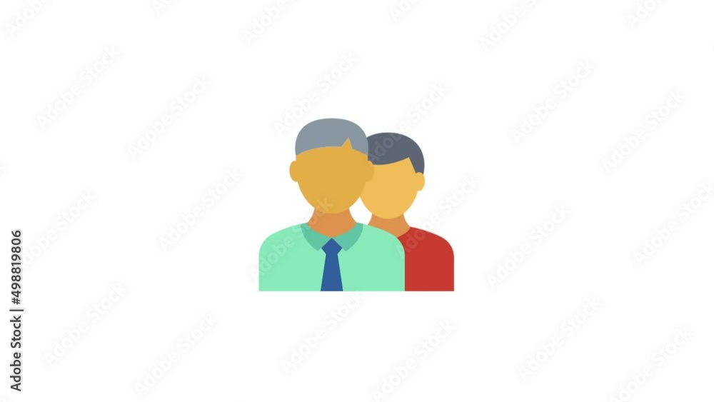 ream animation icon. isolated on white background. ream animation icon. isolated on white background.