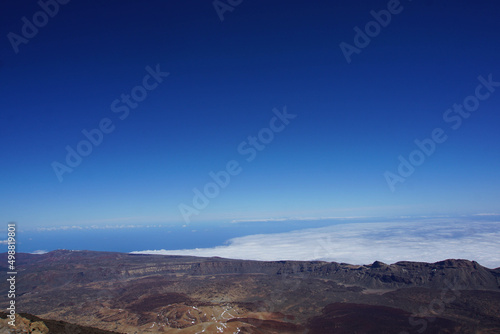 Views on caldera and el teide from La Rambleta, Tenerife, March 2022 © Paulina