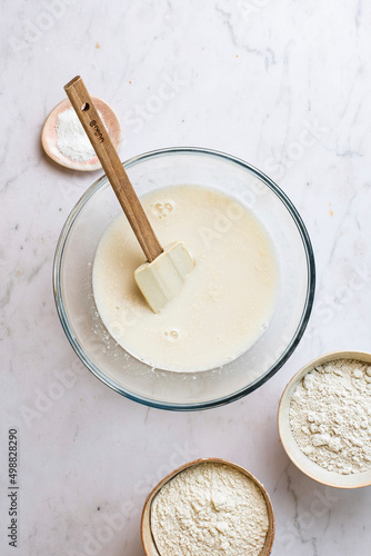 Wallpaper Mural Ingredients for Sourdough Bauernbrot bread Torontodigital.ca