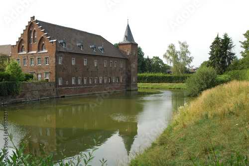 An old castle from the 19th century in western Germany