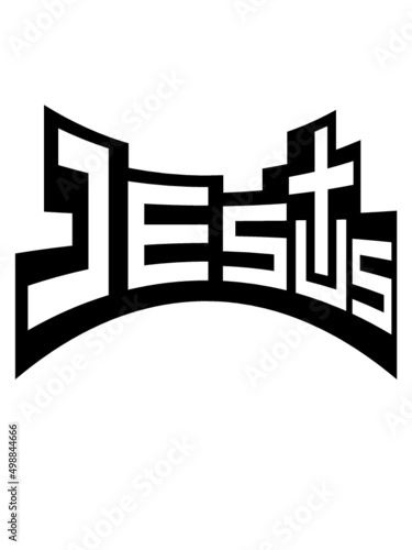 Gebogen Jesus Kreuz 