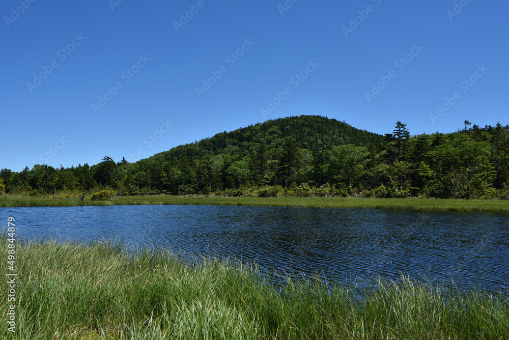 lots of lakes in wetland at high altitude