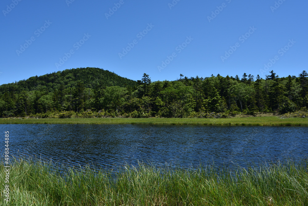 lots of lakes in wetland at high altitude