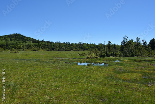 lots of lakes in wetland at high altitude