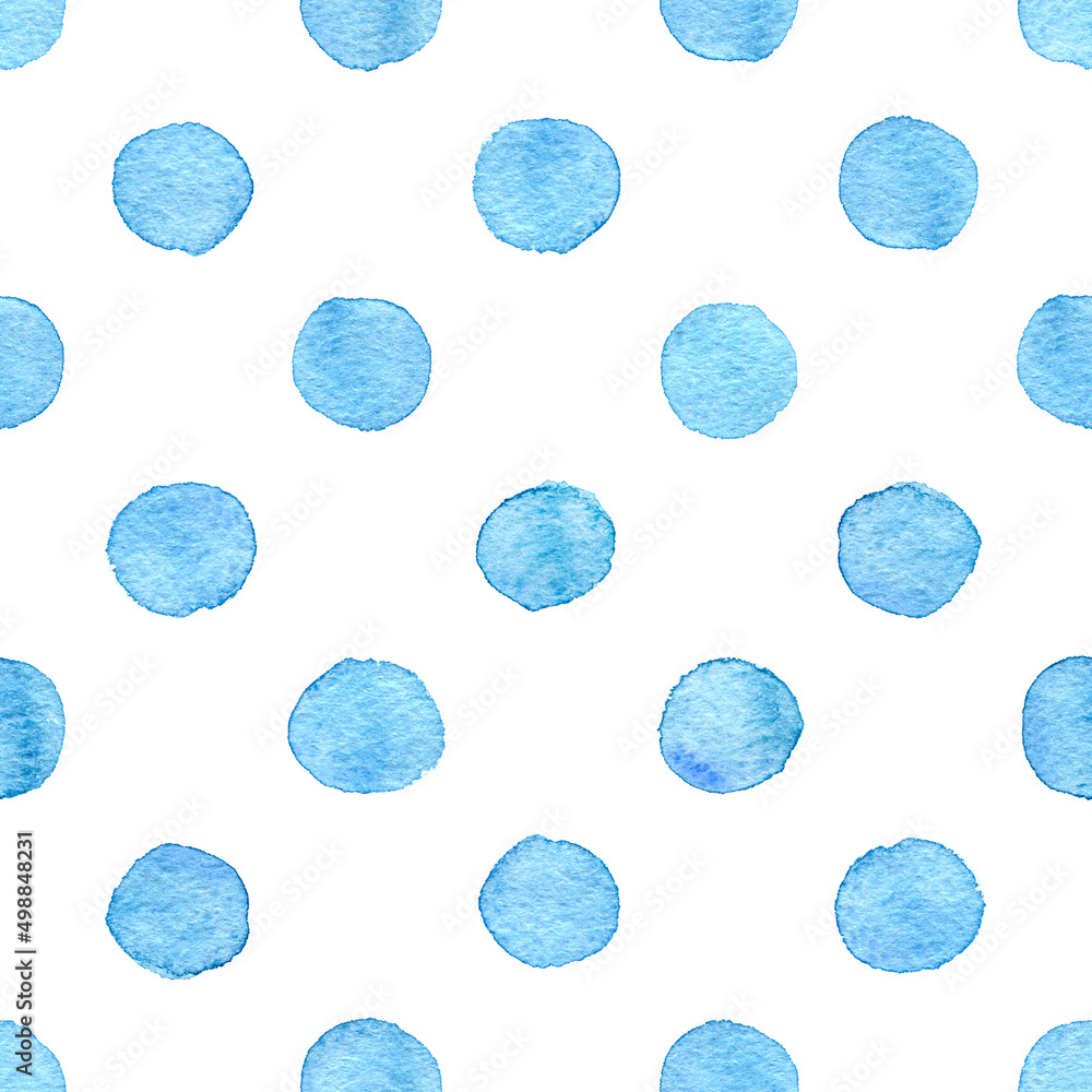 Seamless watercolor dots pattern Seamless watercolor dots pattern
