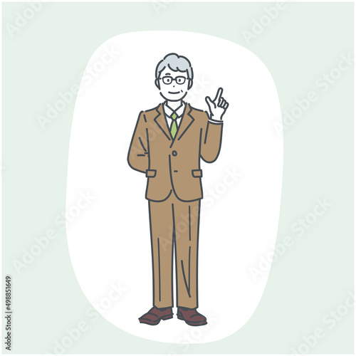 男性経営者のイメージイラスト