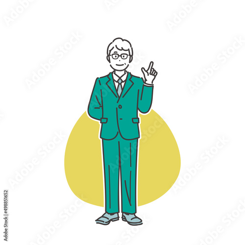 男性経営者のイメージイラスト