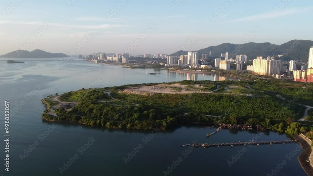 Aerial view Jelutong landfill site to be converted into prime property Aerial view Jelutong landfill site to be converted into prime property