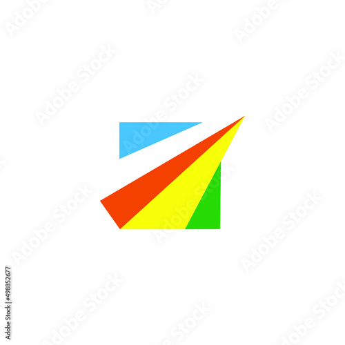 Free Download Origami colorfull icon minimalist and modern vector - GFXLoad