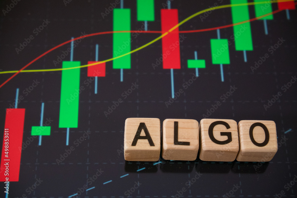 Obraz premium 仮想通貨アルゴランドALGO