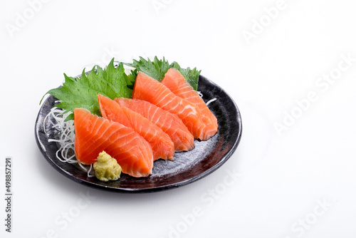 サーモンの刺身 sashimi 