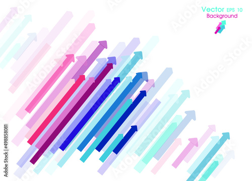 arrows background - Abstract graphic design background template, oblique arrows