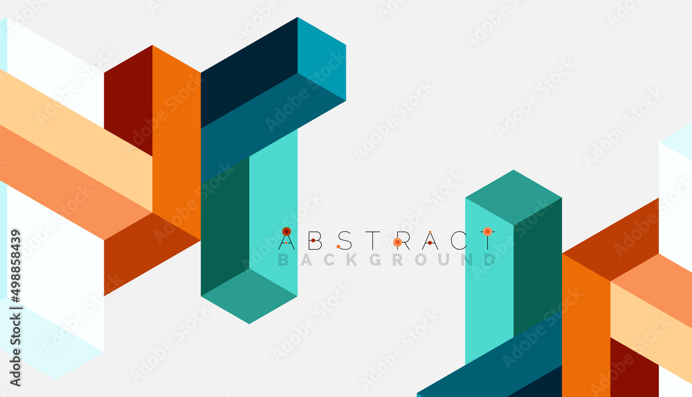 Abstract background. 3d cubes, cubic elements and blocks. Techno or business concept for wallpaper, banner, background, landing page Abstract background. 3d cubes, cubic elements and blocks. Techno or business concept for wallpaper, banner, background, landing page