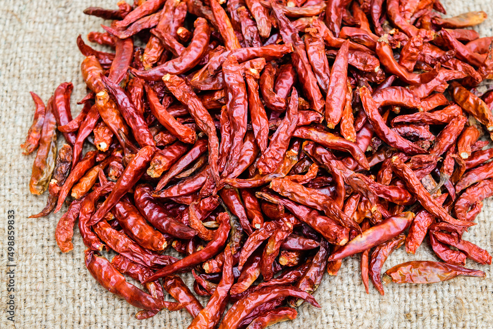 Dried red chillies Dried red chillies