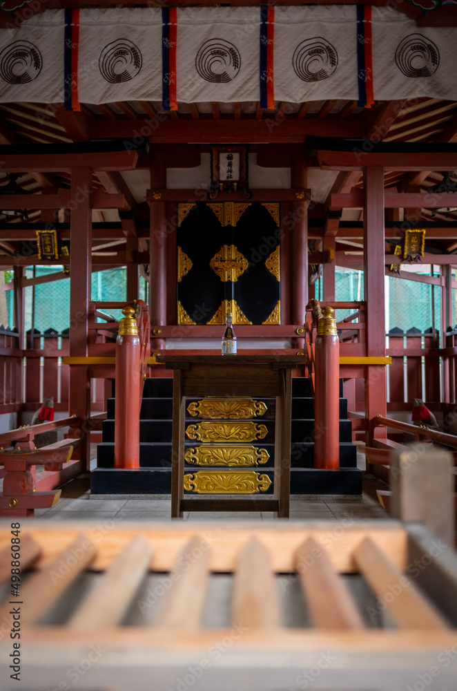 Naklejka premium 神社の祭壇