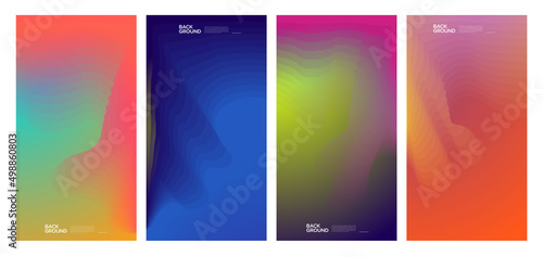 Colorful abstract liquid and fluid shape for banner and brochure design