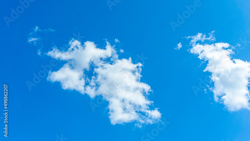 Refreshing blue sky and cloud background material_new_05