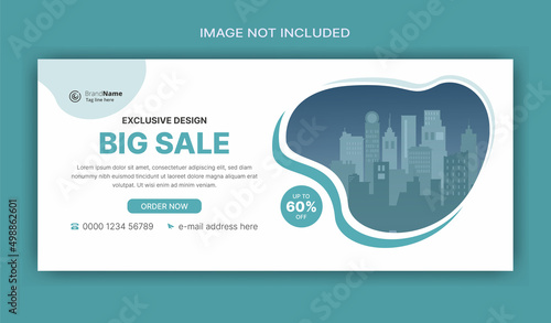 Social Media Cover Vector Templates Fully Editable, Advertising Design, Social Media Banner Post.	