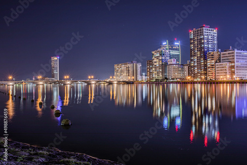 新潟市の夜景