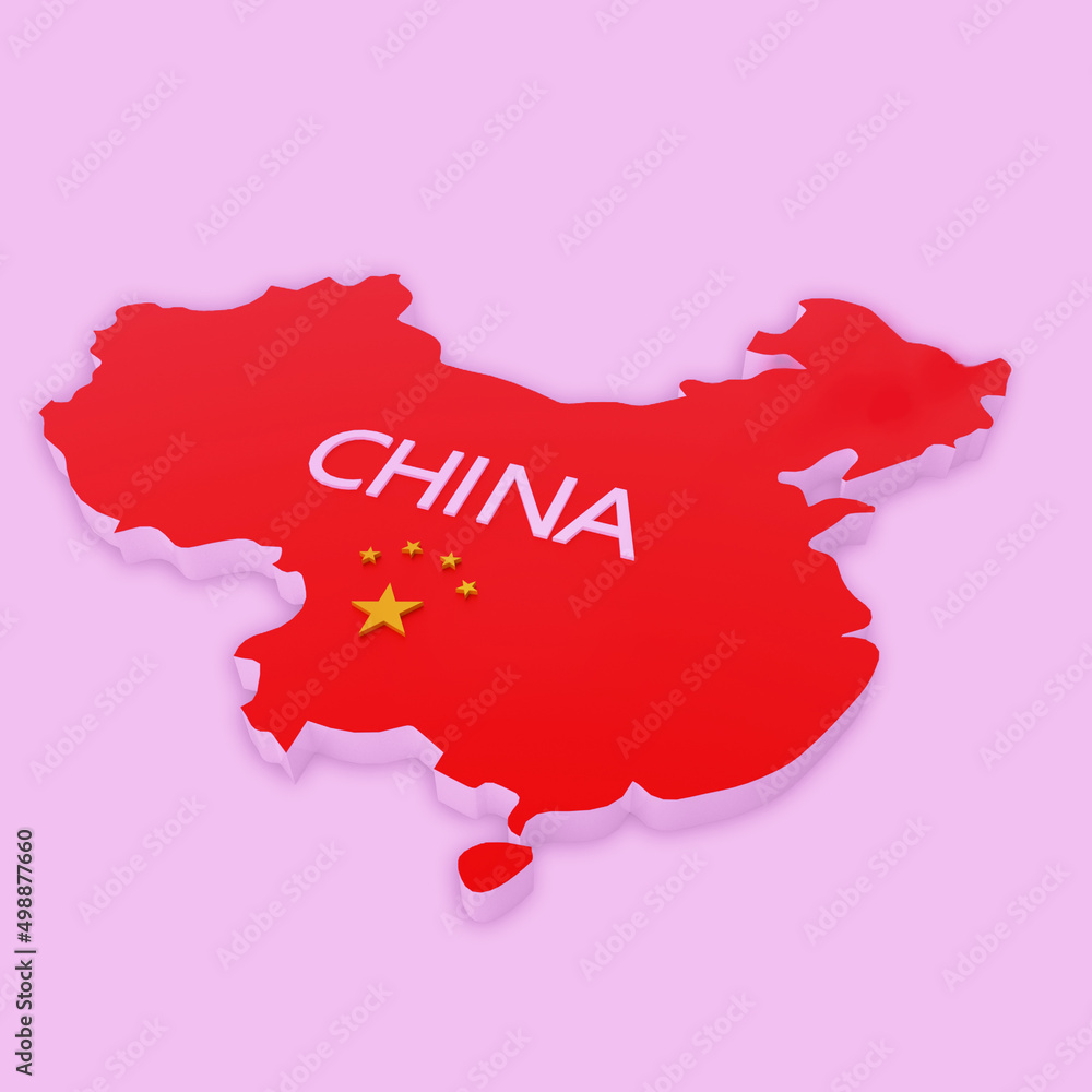 3d china map for you