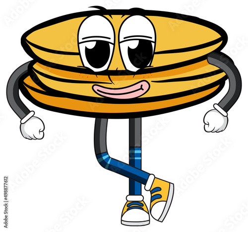 Pancake with arms and legs