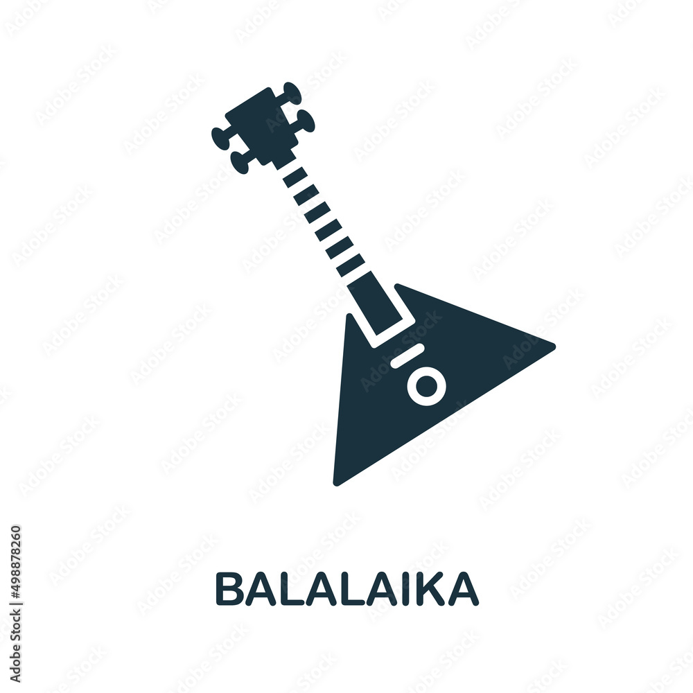 Balalaika icon. Simple element from musical instruments collection. Creative Balalaika icon for web design, templates, infographics and more