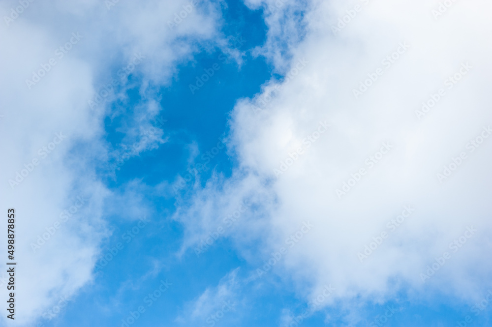 Sky, blue background with white clouds. Sky, blue background with white clouds.