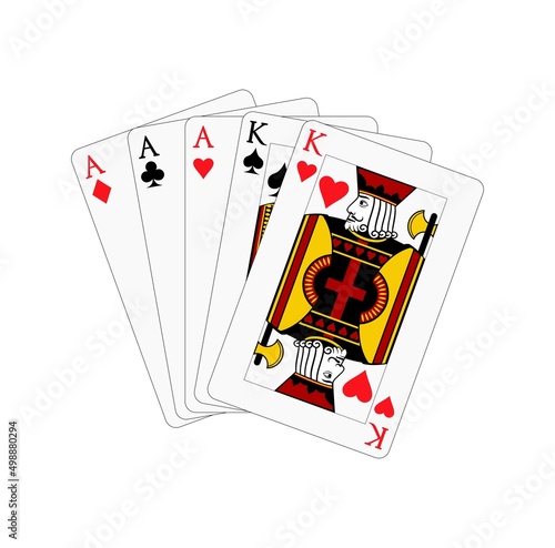 King fullhouse card Suit diamond design illustration vector eps format , suitable for your design needs, logo, illustration, animation, etc.