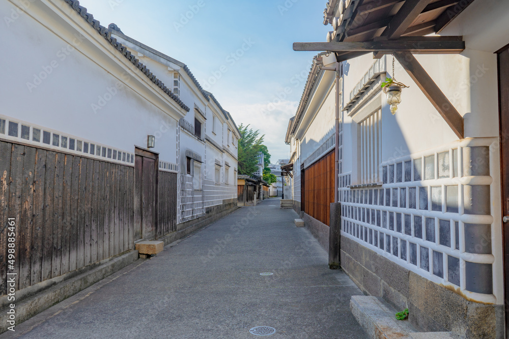 美観地区の白壁の風景(倉敷市) 美観地区の白壁の風景(倉敷市)