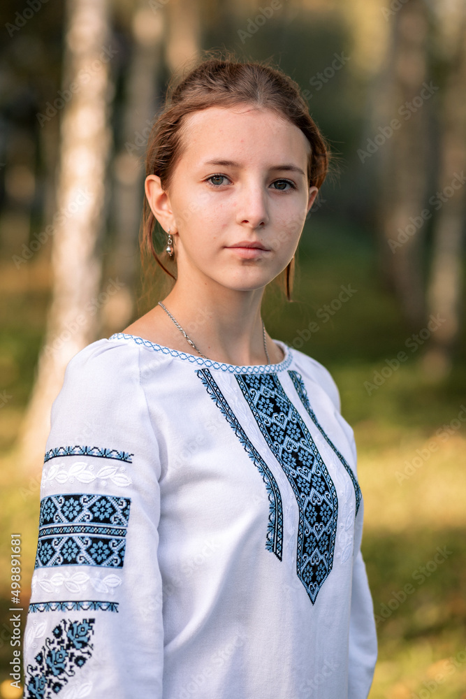 The girl, the Ukrainian in an embroidered shirt, the girl in an embroidered shirt The girl, the Ukrainian in an embroidered shirt, the girl in an embroidered shirt