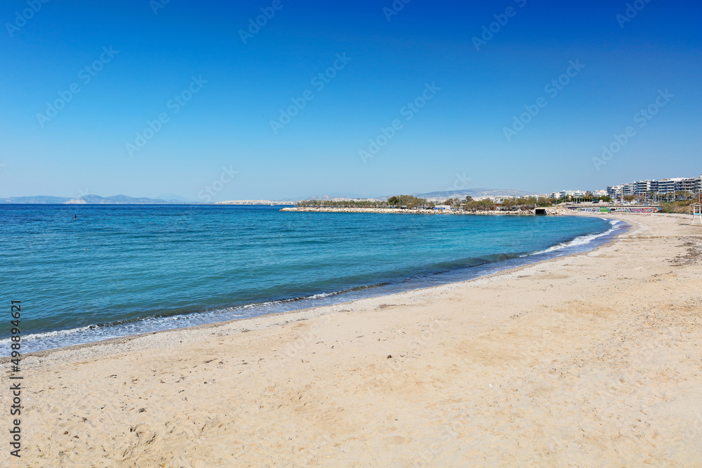 Loutra Alimou beach near Athens, Greece