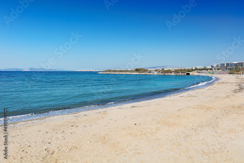 Fototapeta Naklejka Na Ścianę i Meble -  Loutra Alimou beach near Athens, Greece