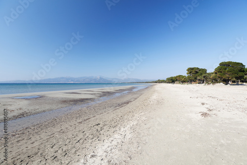 Fototapeta Naklejka Na Ścianę i Meble -  Schinias beach in Attica near Athens, Greece