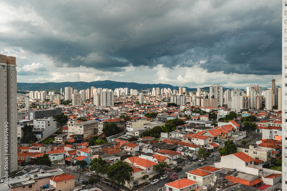 Obraz premium overview of the city of Sao Paulo Brazil.