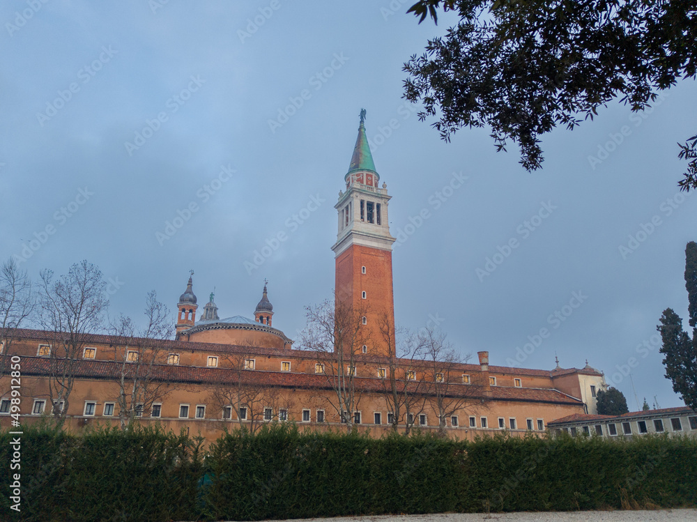 Obraz premium San Marco in Venice, Italy at a dramatic sunrise